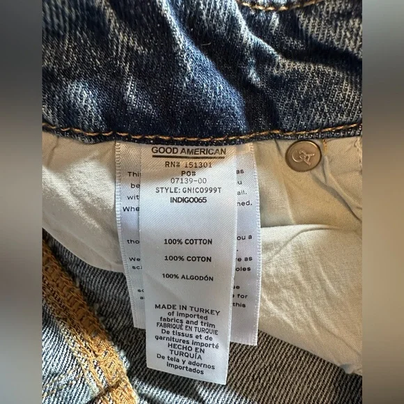 Good American Good '90s Icon Jean in Indigo065 - Picture 15 of 17